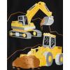 imageThe Childrens Place Baby and Toddler Boys Vehicle Short Sleeve Graphic TShirts MultipackExcavatorMy LuckRace Cars 3pack