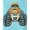 imageThe Childrens Place Baby and Toddler Boys Vehicle Short Sleeve Graphic TShirts MultipackFiretruckDiggerTruck 3pack