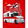 imageThe Childrens Place Baby and Toddler Boys Vehicle Short Sleeve Graphic TShirts MultipackRescue CarsFiretruckAmbulance 3pack