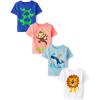 Alligator/Monkey/Whale/Lion 4-pack
