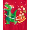 imageThe Childrens Place Baby Boys and Toddler All Holidays Long Sleeve Graphic TShirtsmultipacksChristmas DinoNaughty Nice 2pack