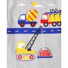 imageThe Childrens Place Baby Boys and Toddler Short Sleeve Crew Neck TeesConstruction 4pack
