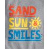 imageThe Childrens Place Baby and Toddler Boys Assorted Everyday Short Sleeve Graphic TShirts MultipackSand Sun Smiles 4pack