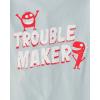 imageThe Childrens Place Baby and Toddler Boys Assorted Everyday Short Sleeve Graphic TShirts MultipackTroublemakerLove AllGenius 3pack