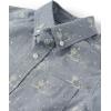 imageThe Childrens Place Boys Short Sleeve Poplin Button Down ShirtFederal Blue