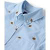imageThe Childrens Place Boys Short Sleeve Poplin Button Down ShirtFootball Print