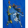 imageThe Childrens Place Boys Sports Short Sleeve Graphic TShirts MultipackBaseballSport OrangeSport Blue 3pack