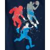 imageThe Childrens Place Boys Sports Short Sleeve Graphic TShirts MultipackHockeySports PlayersBaseball 3pack