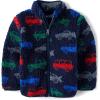 imageThe Childrens PlaceBaby Boysand Toddler Cozy Fuzzy Sherpa JacketCars3 Years