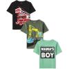 imageThe Childrens PlaceBaby Boysand Toddler Vehicle Short Sleeve Graphic TShirtsMultipacksConstructionMamas BoyFiretruck 3Pack12 Months18 Months