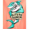 imageThe Childrens Place Boys Assorted Everyday Short Sleeve Graphic TShirts MultipackSharkHammerheadShark Lunch 3pack