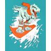 imageThe Childrens Place Boys Dino Long Sleeve Graphic TShirtsmultipacksDino BossDino SurfTrex 3pack