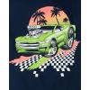 imageThe Childrens Place Boys Vehicle Short Sleeve Graphic TShirts MultipackRacecarBeach CarMotorcycle 3pack