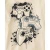 imageThe Childrens Place boys Gamer Long Sleeve Graphic TshirtsmultipacksGame ControllerDino Glow 2pack