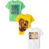 imageThe Childrens Place Boys Assorted Everyday Short Sleeve Graphic TShirts MultipackPositive Vibes 3pack