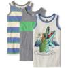 imageThe Childrens Place Boys Assorted Sleeveless Tank TopsGator 3pack