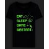 imageThe Childrens Place Boys Sleeve Top and Shorts Snug Fit 100 Cotton 2 Piece Pajama SetPixel Gaming