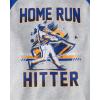 imageThe Childrens Place Boys Sleeve Top and Shorts2 Piece Pajama SetHome Run Hitter