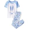 imageThe Childrens Place Easter Family Matching Snug Fit Cotton PajamasBlue Bunnies