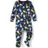 imageThe Childrens Place Easter Family Matching Snug Fit Cotton PajamasNavy Egg Hunting Squad