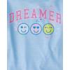 imageThe Childrens Place Girls Sleeve Top and Shorts2 Piece Pajama SetDreamer