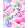 imageThe Childrens Place Girls Sleeve Top and Shorts2 Piece Pajama SetUnicorn Pink Neon