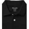 imageThe Childrens Place boys Long Sleeve Pique PoloBlack Single
