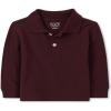 imageThe Childrens Place Baby Boys and Toddler Long Sleeve Pique Polo Redwood Single 69 Months