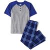 imageThe Childrens Place Baby Girls and Toddler Tie Front Denim Pull On ShortsBlue Henley