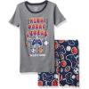 imageThe Childrens Place Boys 100 Cotton Short Sleeve Top and Pants2 Piece Pajama SetTidal