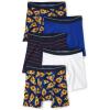 imageThe Childrens Place Boys Cotton Boxer Briefs Underwear Variety PackPizza 5pack