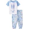 imageThe Childrens Place Easter Family Matching Snug Fit Cotton PajamasBlue Bunnies
