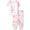 imageThe Childrens Place Easter Family Matching Snug Fit Cotton PajamasPink Bunnies