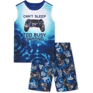 imageThe Childrens Place Baby Girls and Toddler Tie Front Denim Pull On ShortsTie Dye Gamer