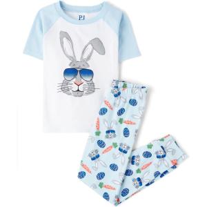 imageThe Childrens Place Unisex Baby Family Matching Easter Snug Fit Cotton PajamasCool Bunny