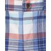 imageThe Childrens Place Baby Boys Chino ShortsBlueOrange Plaid