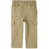 imageThe Childrens Place Baby Boys and Toddler Boys Pull On Slim Cargo PantsFlax Single
