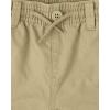 imageThe Childrens Place Baby Boys and Toddler Boys Pull On Slim Cargo PantsFlax Single