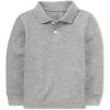 imageThe Childrens Place Baby Boys and Toddler Boys Long Sleeve Pique Polo Smoke 69 MONTHS
