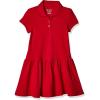 imageThe Childrens Place Baby Girls and Toddler Short Sleeve Pique Polo Dress Drop WaistRuby