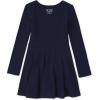 imageThe Childrens Place Girls and Toddler Solid Long Sleeve Skater DressTidal Single