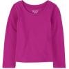 imageThe Childrens Place baby girls And Toddler Long Sleeve Basic Layering Tshirt T Shirt Aurora Pink Single 3T US