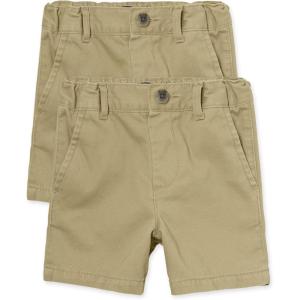 imageThe Childrens Place Baby Boys Chino ShortsFlax 2pack