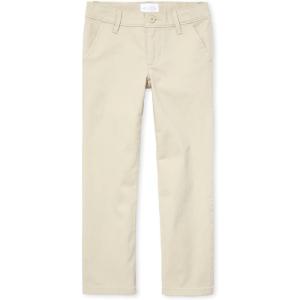 imageThe Childrens Place Girls Bootcut Chino PantsBisquit Single