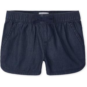 imageThe Childrens Place Girls Denim Pull On ShortsLexie Wash