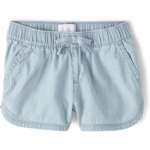 imageThe Childrens Place Girls Denim Pull On ShortsTessa Wash