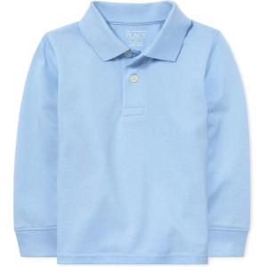 imageThe Childrens Place baby boys Long Sleeve Pique PoloBrook Single