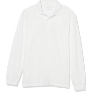 imageThe Childrens Place baby boys Long Sleeve Pique PoloWhite Single