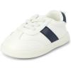 imageThe Childrens Place BabyBoys and Newborn First Steps Sneakers Walker ShoeWhite Multi Colorblock