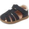 imageThe Childrens Place BabyGirls and Newborn First Steps Sandals FishermanNavy Fisherman